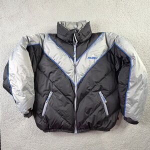 VTG FUBU The Collection Puffer Jacket Goose Down Feathers Fill Y2K Mens Size XXL
